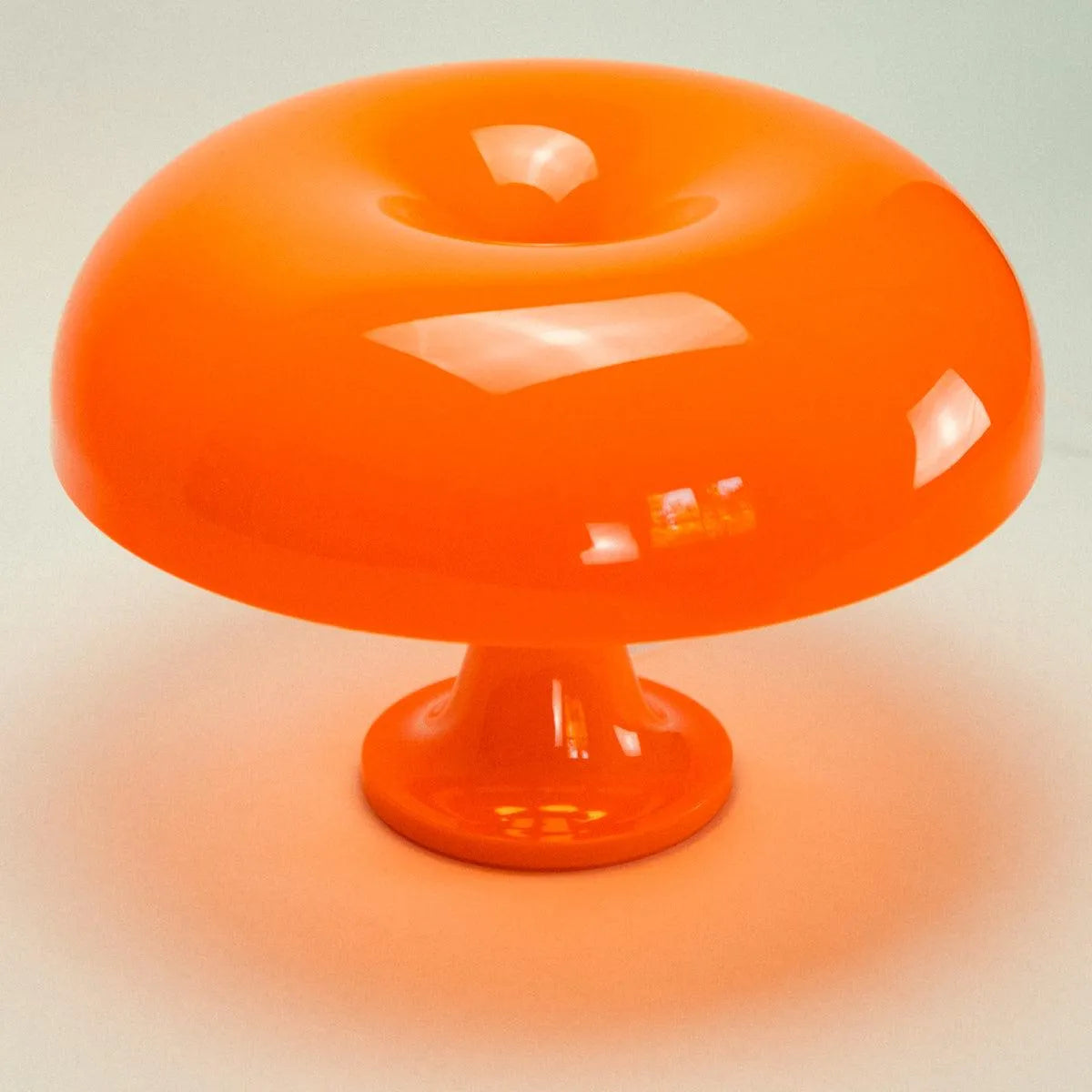 Tafellamp Acryl Design Iconisch 32cm Bloed Oranje Sneeuwwit Sfeerverlichting Modern
