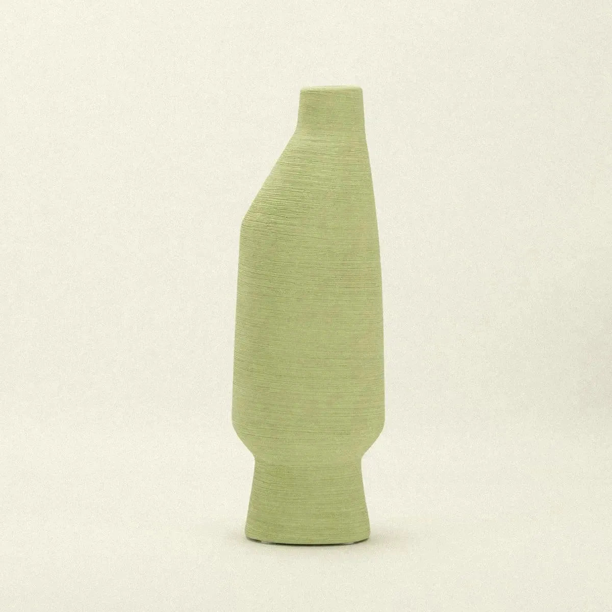 Keramische Vaas Groen Organisch Vorm Matcha Olijf Limoen 20cm 30cm 40cm Decoratie