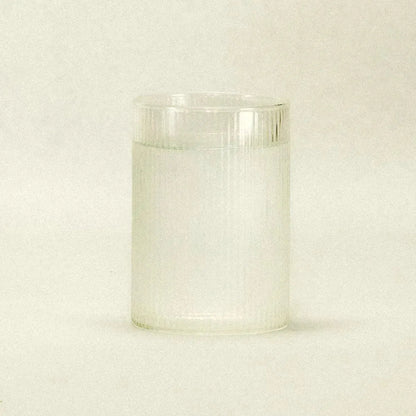 Ribbel Drinkglas Geribbeld Glas Klassiek 300ml 400ml Transparant Tafel Cadeau