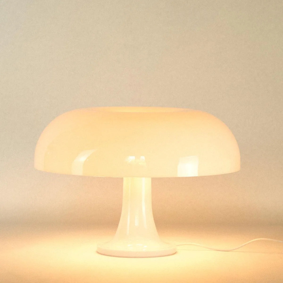Tafellamp Acryl Paddenstoel Design Wit 32cm Nachtkastlamp Slaapkamer Sfeerverlichting
