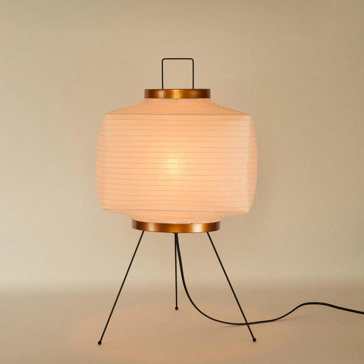 Vloerlamp Rijstpapier Japans Geometrisch 42x60cm Akari Modern Sfeerverlichting Wit