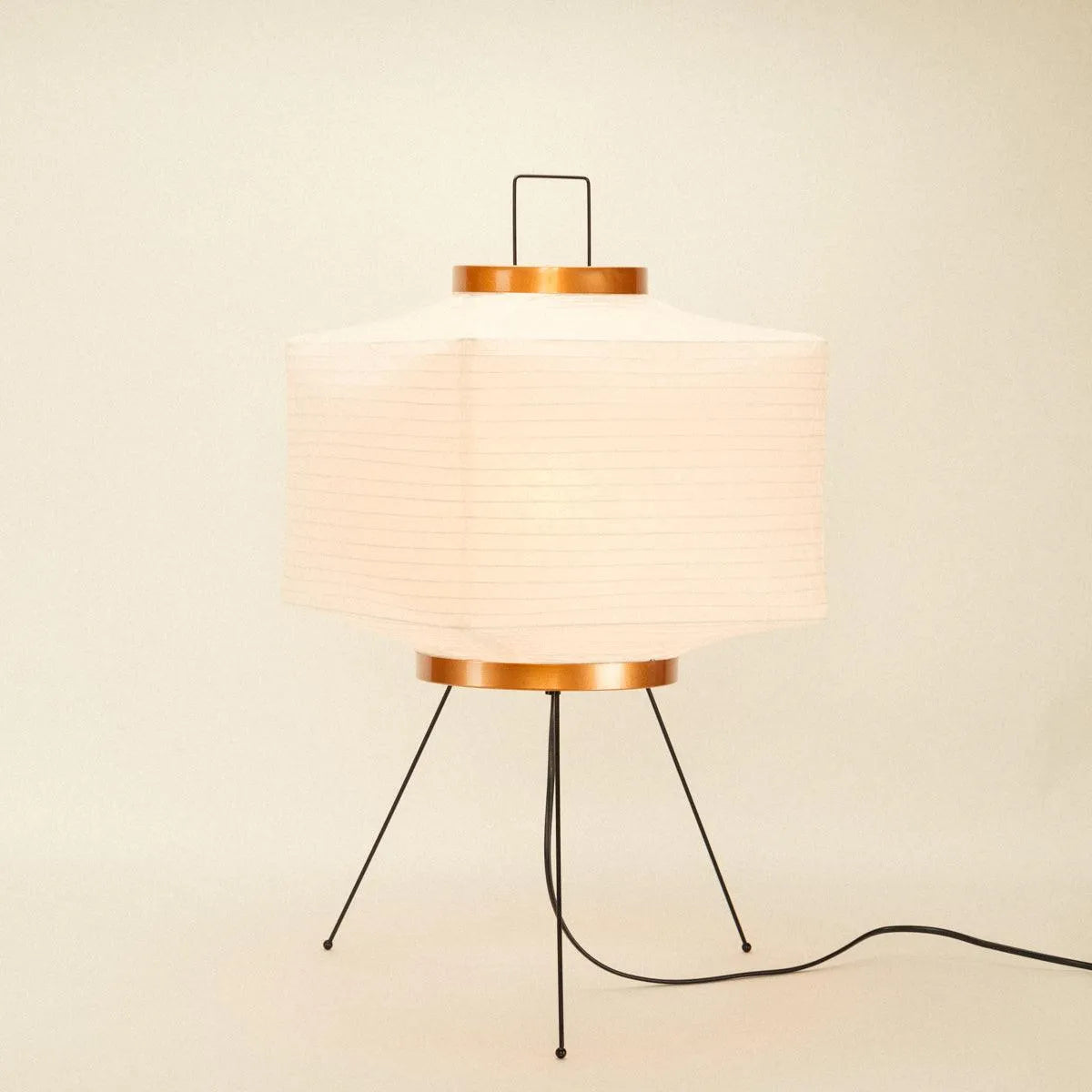 Vloerlamp Rijstpapier Japans Geometrisch 42x60cm Akari Modern Sfeerverlichting Wit