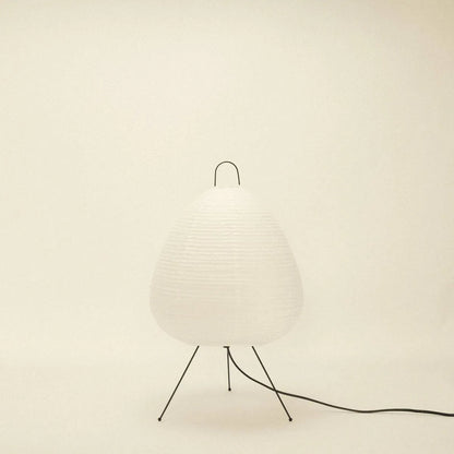 Tafellamp Rijstpapier Japans Minimalistisch 28cm Metalen Frame Sfeerverlichting Wit