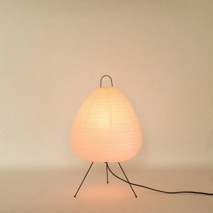Tafellamp Rijstpapier Japans Minimalistisch 28cm Metalen Frame Sfeerverlichting Wit