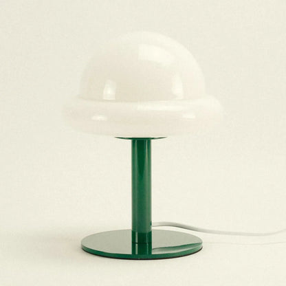 Tafellamp Glas Metaal Speels 28cm Mint Groen Geel Sfeerverlichting Woonkamer Modern