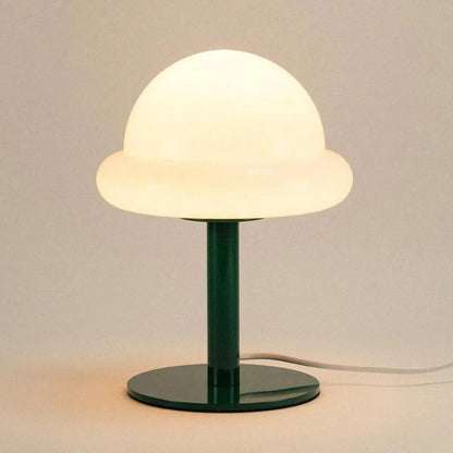 Tafellamp Glas Metaal Speels 28cm Mint Groen Geel Sfeerverlichting Woonkamer Modern