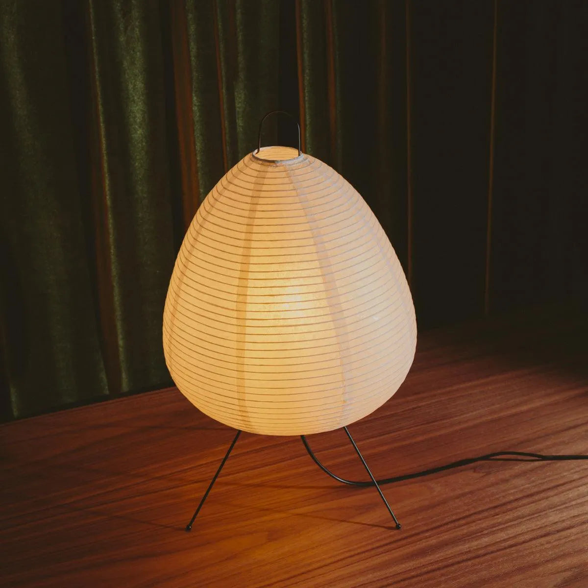 Tafellamp Rijstpapier Japans Minimalistisch 28cm Metalen Frame Sfeerverlichting Wit