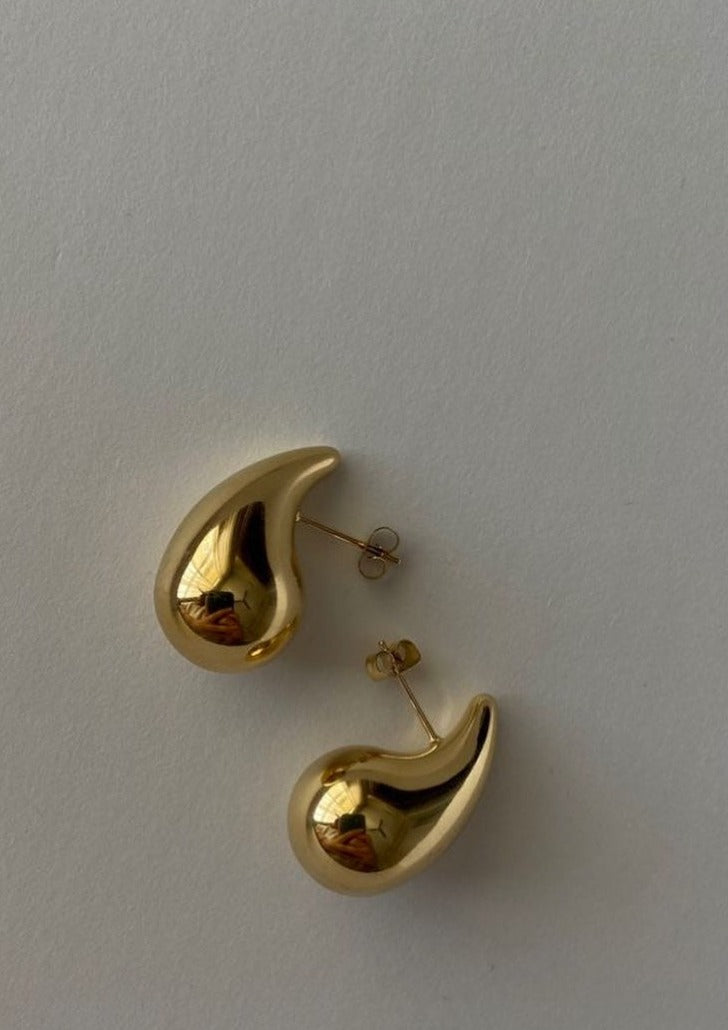 Gouden Oorbellen Dames Edelstaal Hypoallergeen