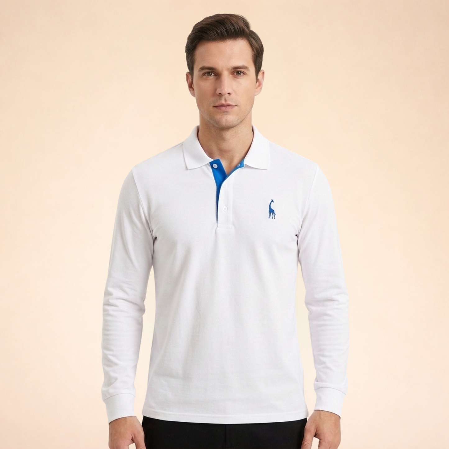 Katoenen Poloshirt Mannen Trendy Comfortabel