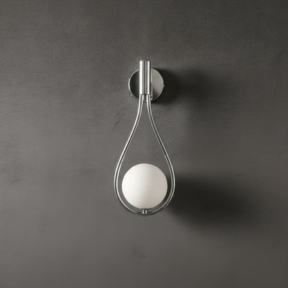 Moderne Scandinavische Wandlamp met Metalen Afwerking