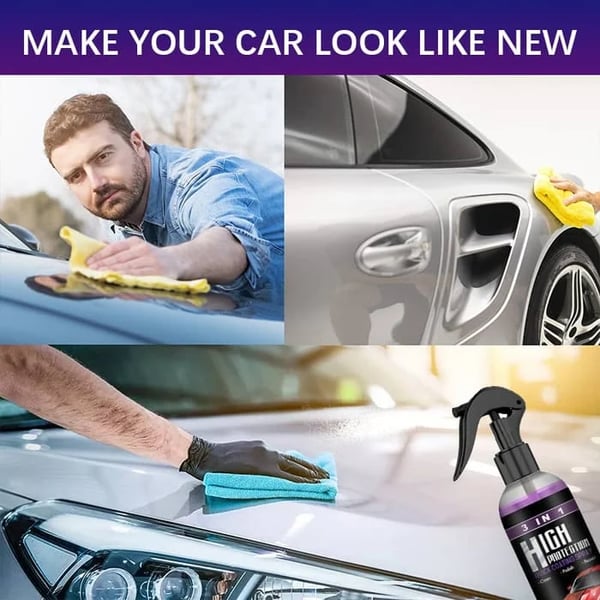 Keramische Coating Spray 3-in-1 Autolak Bescherming Watervrij Reinigen Glans Herstellen Auto Onderhoud