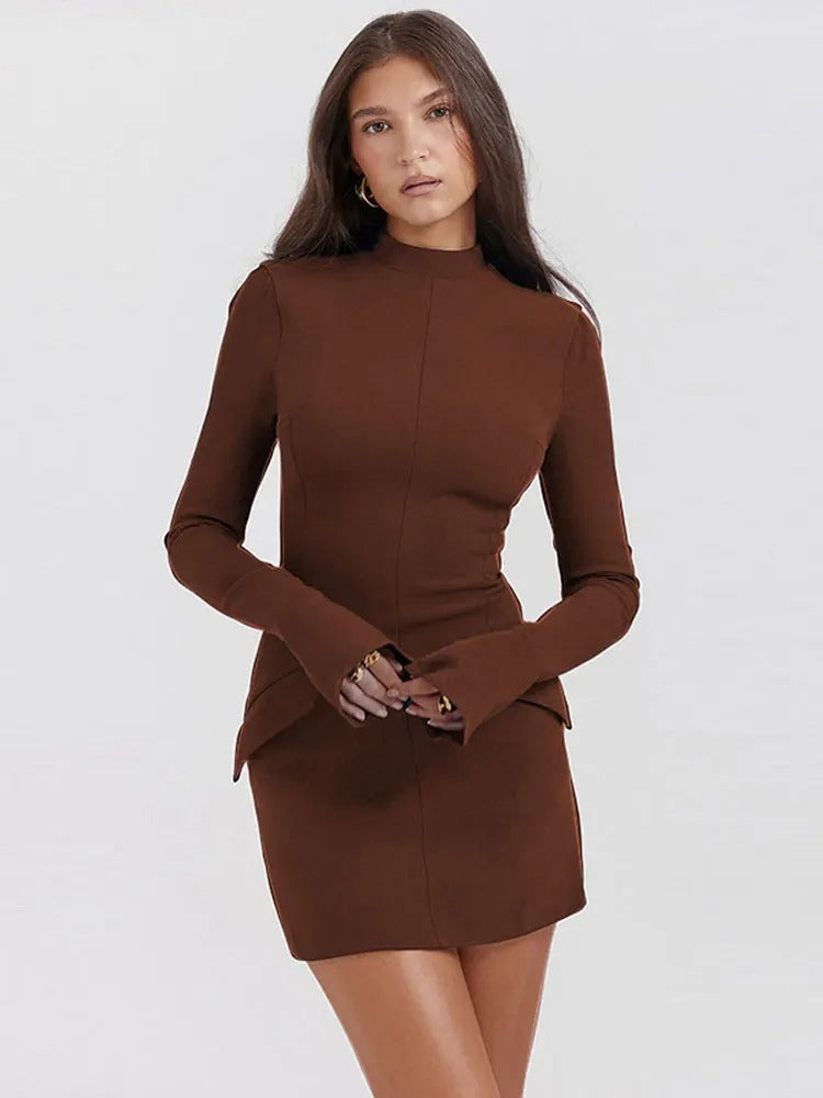 Isabella Jurk Elegante en Comfortabele Dolcevita Stijl