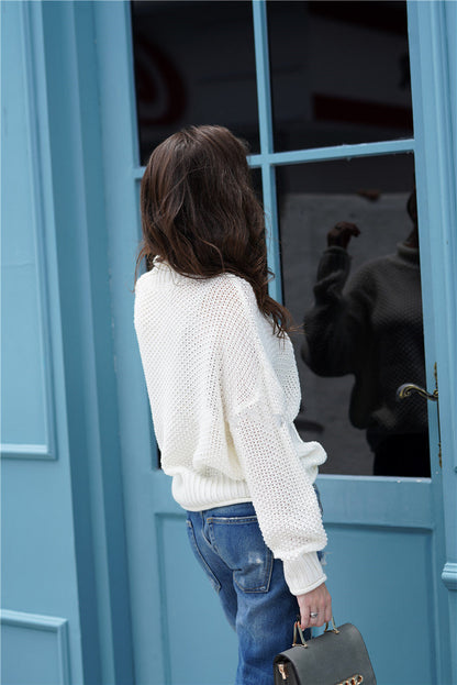 Dames Trui Warm en Elegant met Grove Steek