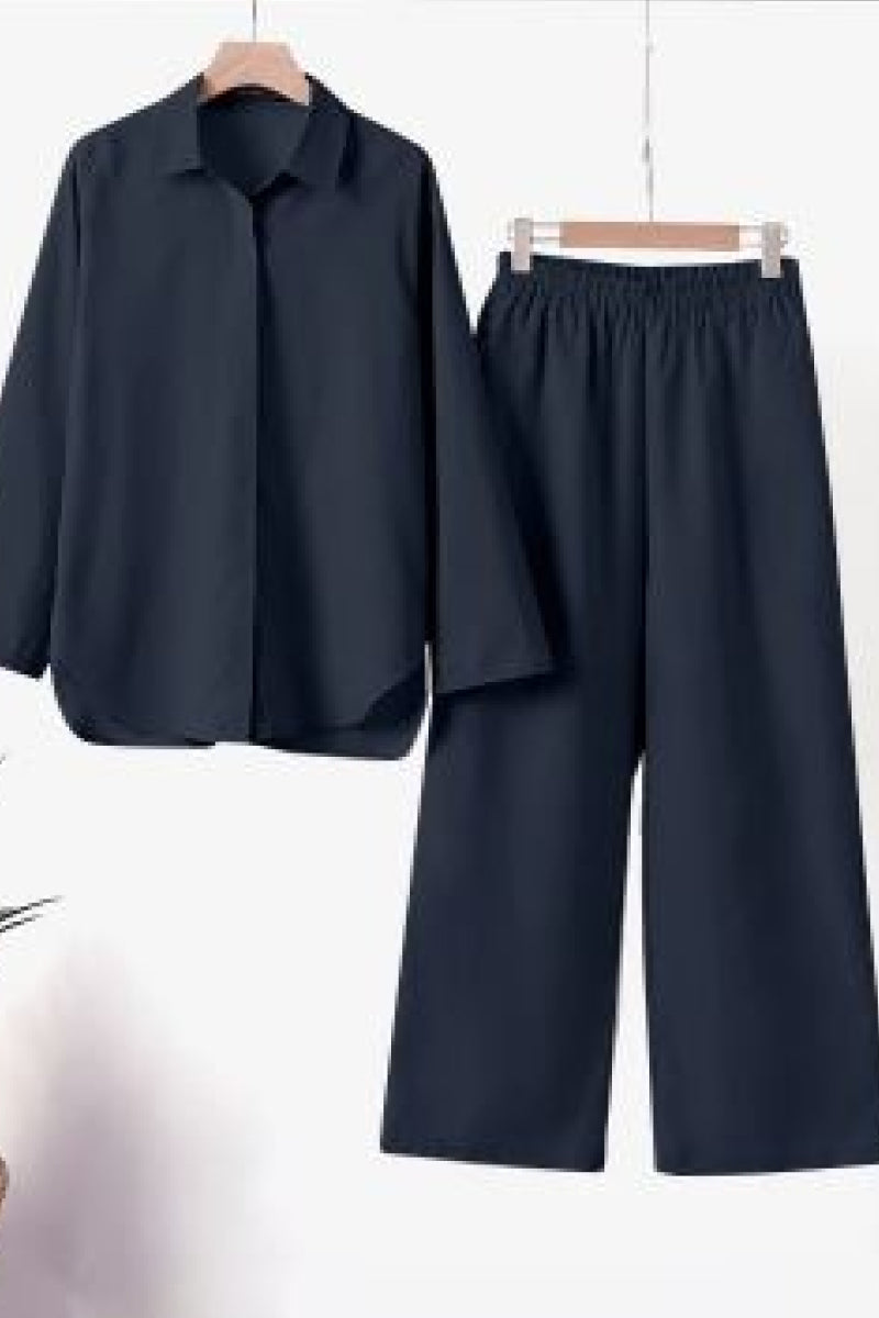 Vrouwelijke Pyjama Set met Broek en Blouse