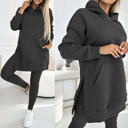 Dames Lounge Set - Zachte Hoodie en Joggingbroek