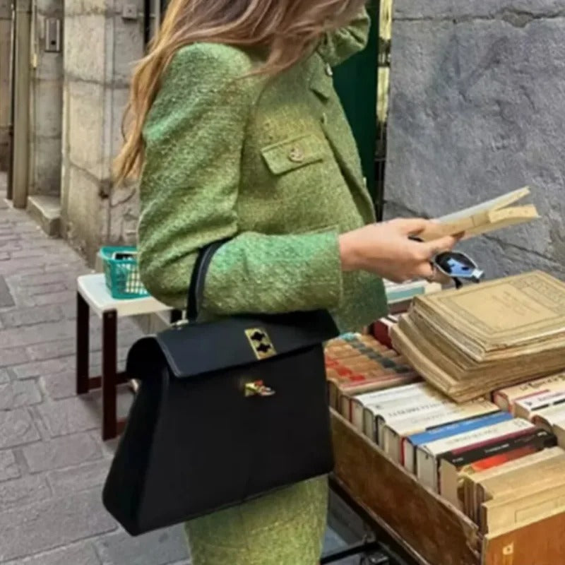 Tweedelige Set Vintage Stijl Klassieke Outfit