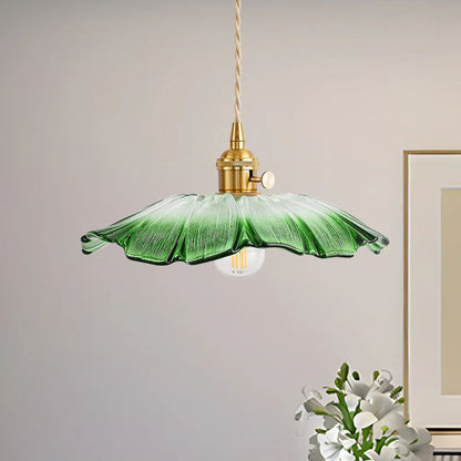 Cullivan Flower Hanglamp Glas Metaal Rood E27 Eettafel Verlichting Vintage Bloem Lamp Hal Sfeerverlichting