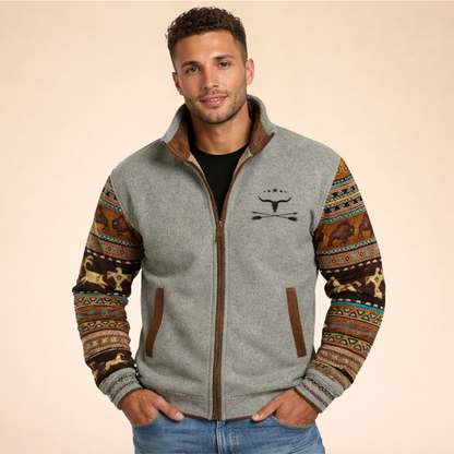 Merino Fleecejack Warm en Licht voor Buiten