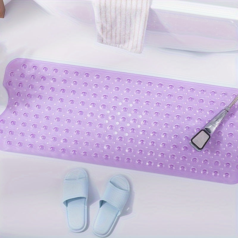 Antislip Badmat XL voor Douche en Bad – Extra Lange Veiligheidsbadmat met Zuignappen