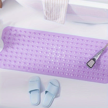 Antislip Badmat XL voor Douche en Bad – Extra Lange Veiligheidsbadmat met Zuignappen