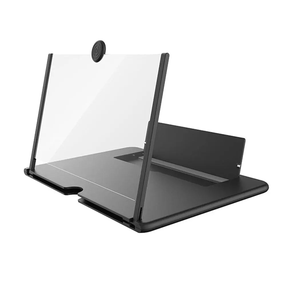 3D Telefoon Schermvergrootglas met Verstelbare Standaard | Handsfree Telefoonhouder voor Films en Video's | Draagbare Beeldschermvergroter voor Smartphones | Opvouwbaar Scherm Magnifier | Compatibel met Alle Telefoons