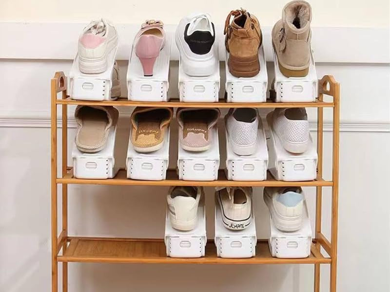 Schoenenrek – Ruimtebesparend Organizer voor Alle Schoentypes – Verstelbaar en Antislip