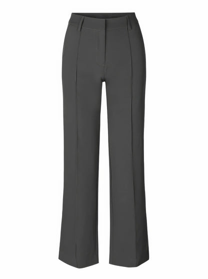 Wijde Pijpen Broek voor Vrouwelijk Comfortabel Chic