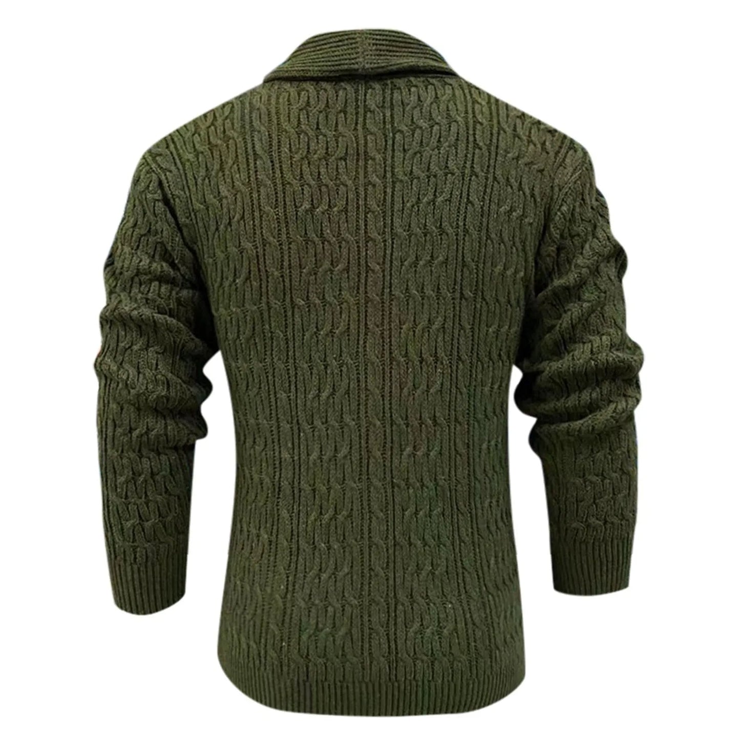 Oversized Vest voor Heren van Katoen met Knopen Warm