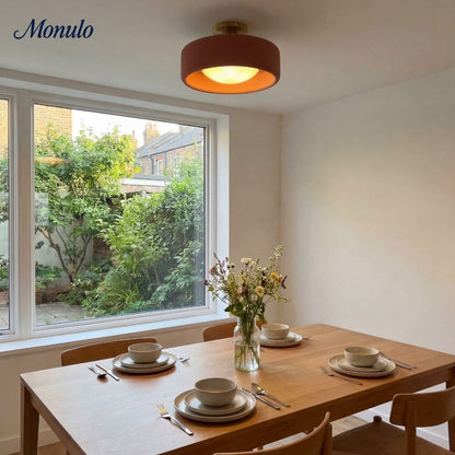 Porselein Plafondlamp Rond Modern – Zachte Sfeerverlichting voor Gang Kantoor Keuken