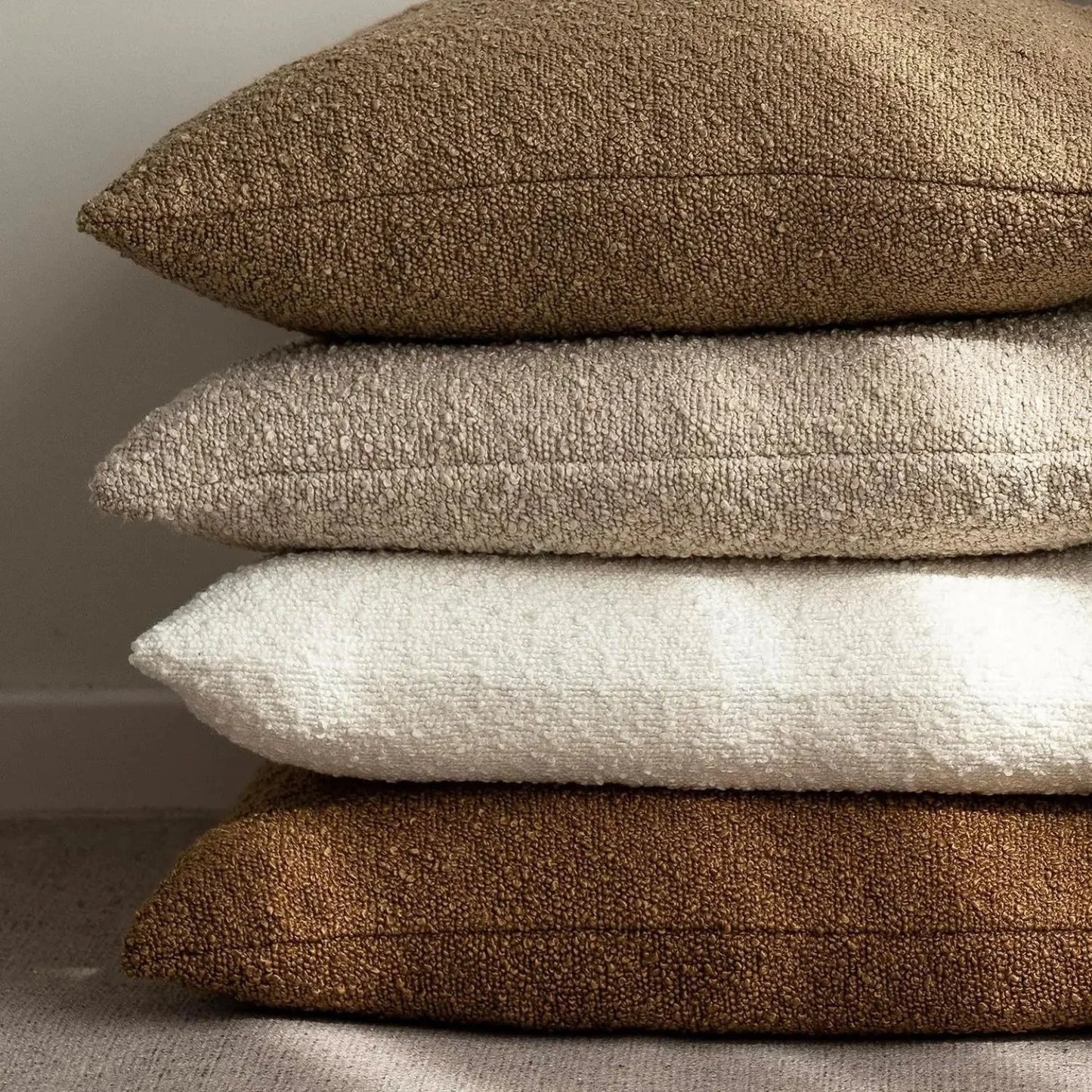 Kussenhoes Bouclé Luxe 45x45 Zacht Minimalistisch Design