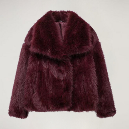 Dames Kunstbont Jas Faux Fur Warm en Stijlvol