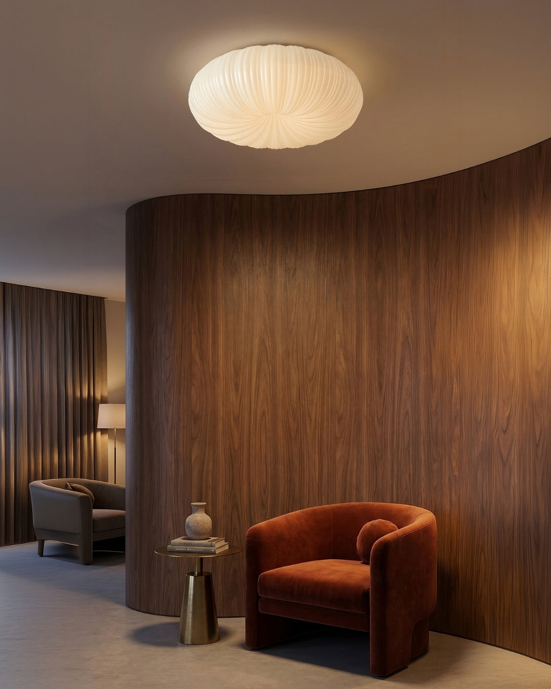 Plafondlamp Iris Scandinavisch Dimbaar Metaal & Acryl met Afstandsbediening voor Moderne Woonruimtes Slaapkamer Eetkamer Sfeerverlichting
