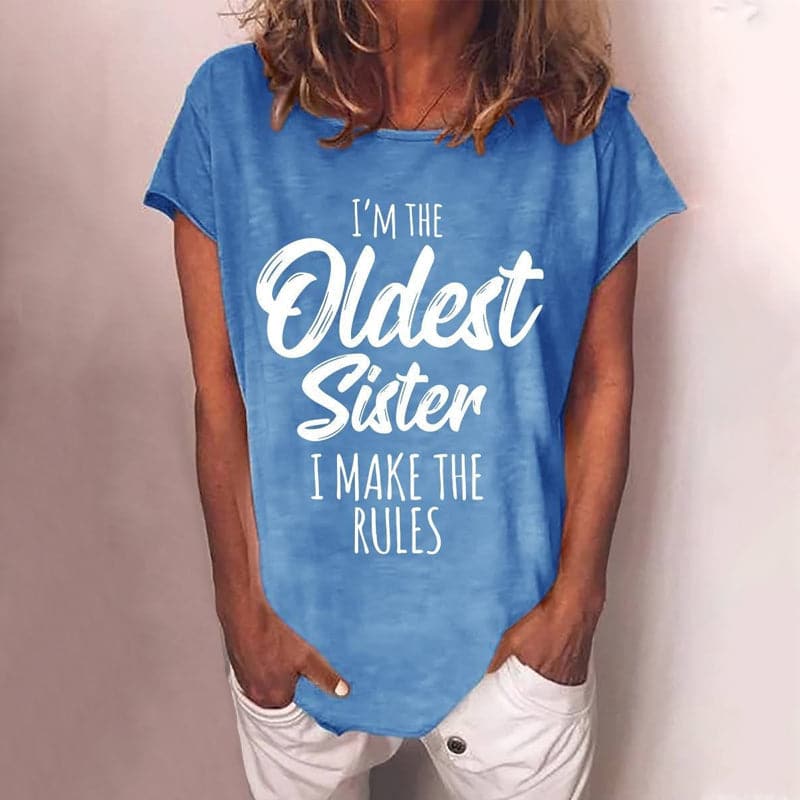 Vrouwen T-shirt Ronde Hals Leuke Opdruk Casual Kleding