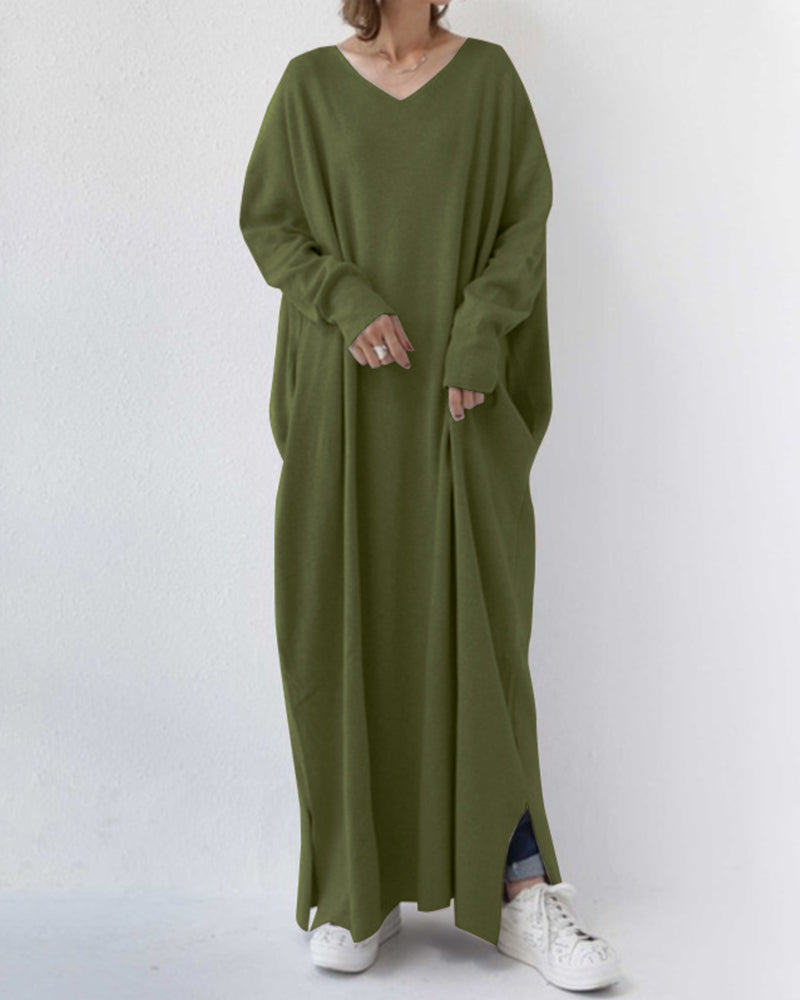 Dames Trui Jurk Zacht Warme Wintertrui