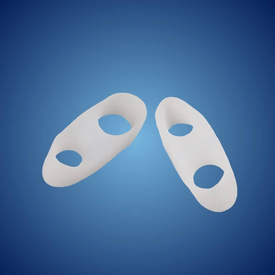 Orthopedische Teenspreider met Gel Demping voor Hallux Valgus Correctie en Comfortabele Teenpijn Verlichting