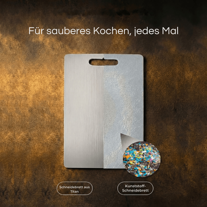 Titanium Snijplank – Robuuste Keukenhulp met Gladde Snijoppervlak voor Dagelijks Gebruik