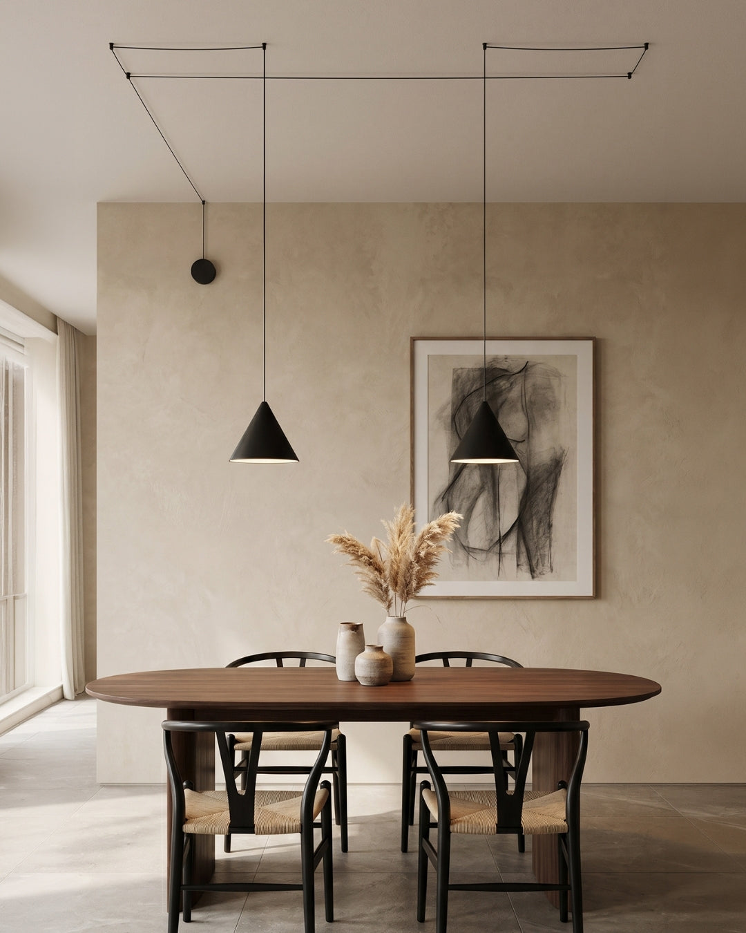 Stella hanglamp – aluminium geometrisch design met verstelbare kabellengte en LED-verlichting