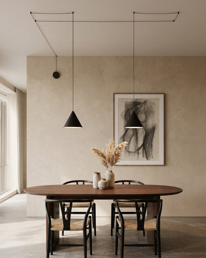 Stella hanglamp – aluminium geometrisch design met verstelbare kabellengte en LED-verlichting