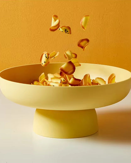 Vintage Serveerkom Retro Stijl Pastelkleuren Keramiek Grote Schaal Salade Ontbijt Scandinavisch Interieur Tafelaccessoire