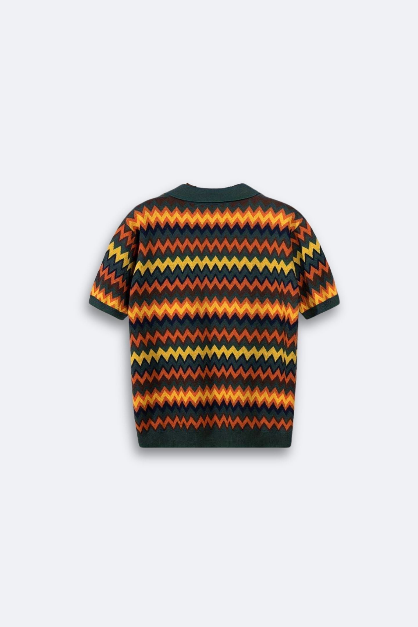 Retro Trui Zigzag Patroon Vintage Look