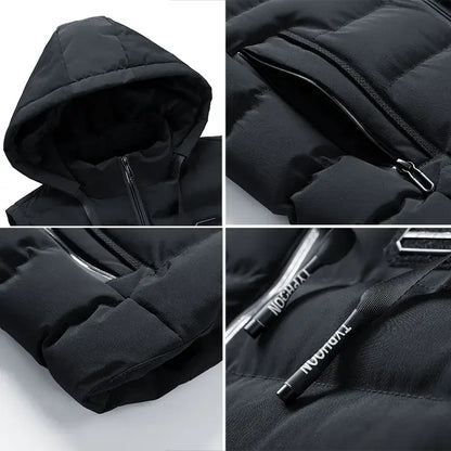 Dons Bodywarmer Heren Warm en Licht met Capuchon