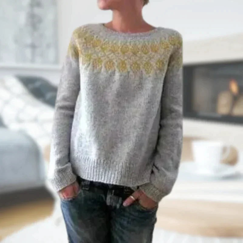 Zachte Warme Wintertrui voor Vrouw Gezellig Trendy