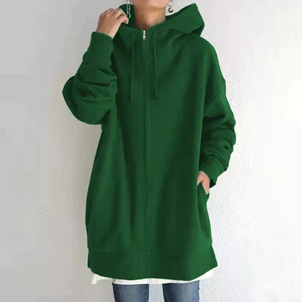 Dames Sweatshirt Zacht en Comfortabel Groot Model