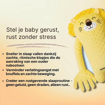 Sansoti | Slaapknuffel met zachte klopbeweging voor baby’s – rustgevend en veilig