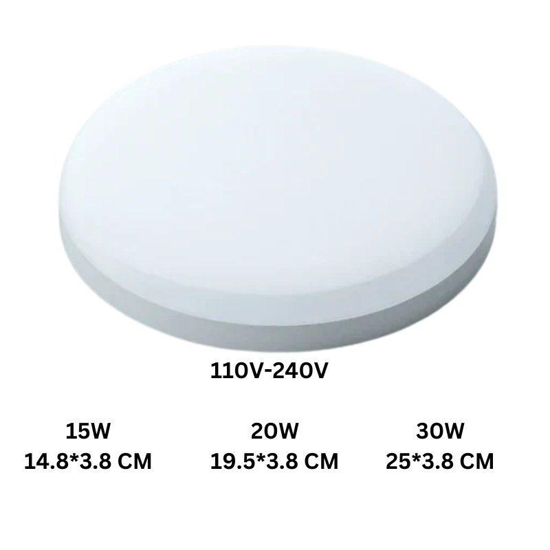 Waterdichte Plafondlamp LED Rond Ovaal Vierkant voor Badkamer Keuken Balkon met Vochtbestendige Behuizing