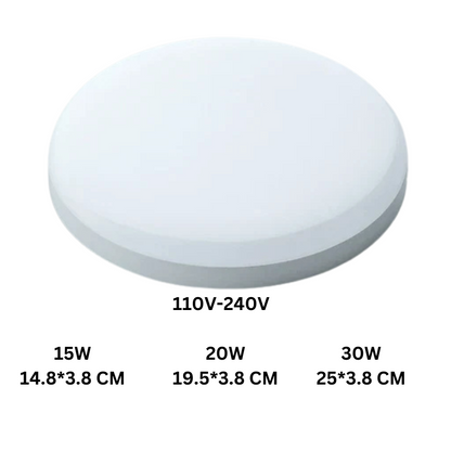 Waterdichte Plafondlamp LED Rond Ovaal Vierkant voor Badkamer Keuken Balkon met Vochtbestendige Behuizing