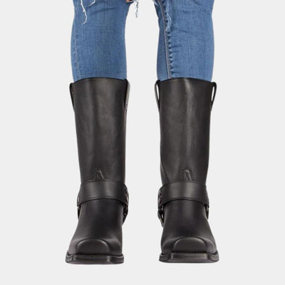 Leren Cowboylaarzen Vintage Stijl Bruin - StudioMarella