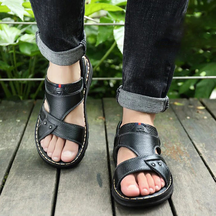 Mode Sandalen van Leer Charles