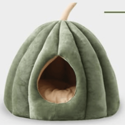 Gesloten Huisdierbed – Warm Pluche Design voor Katten en Kleine Honden