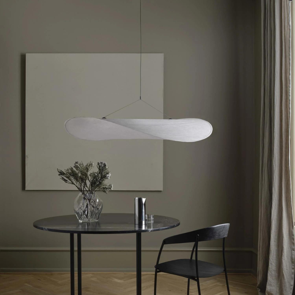 Hanglamp Japandi Handgeweven Zijde Wit Ø40 Ø60 Ø80 Slaapkamer Eetkamer
